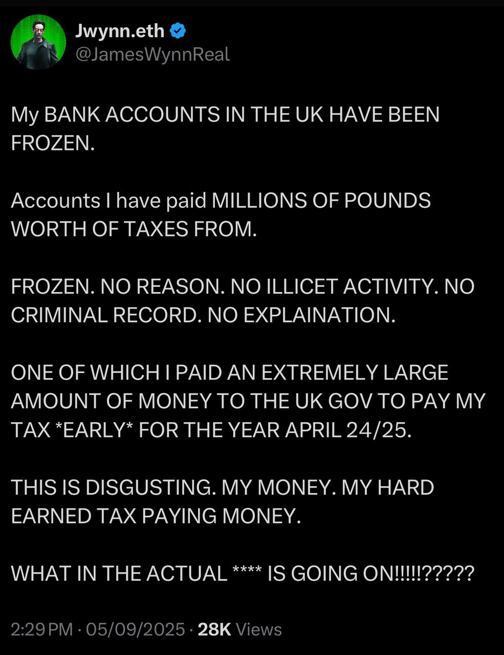 Trump’s office froze $2.4 billion in WLFI tokens on Justin Sun’s wallets: a scandal in the crypto world